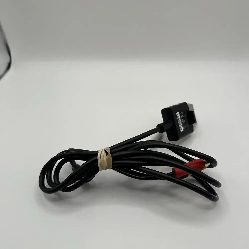 Genuine Official OEM Microsoft XBOX 360 S Slim Composite AV Audio Video Cable
